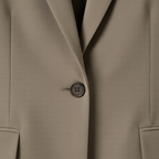 Blazer en polyester beige