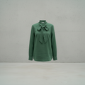 Blouse verte en coton