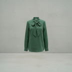 Blouse verte en coton