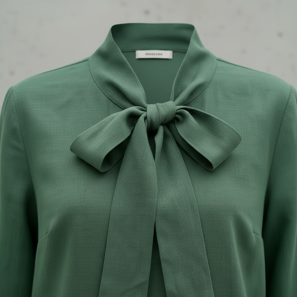 Blouse verte en coton