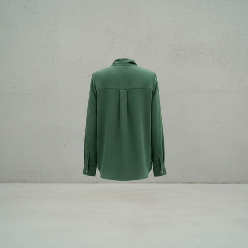 Blouse verte en coton