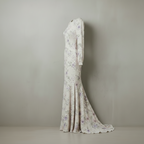 Robe beige en polyester