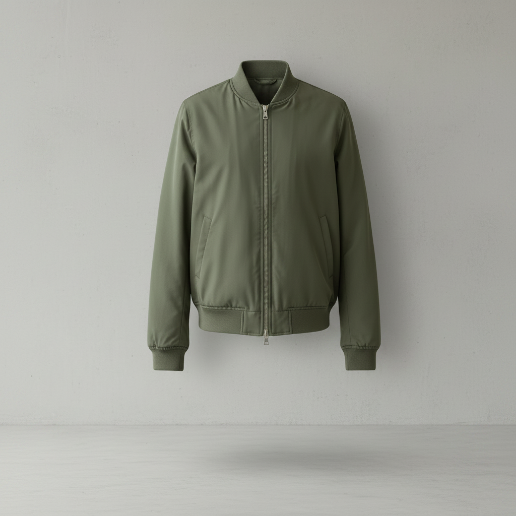 Veste verte en polyester