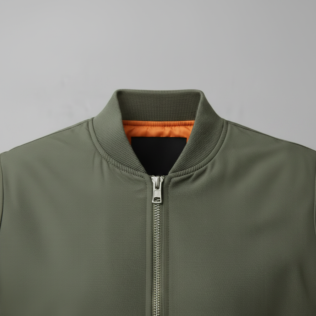 Veste verte en polyester