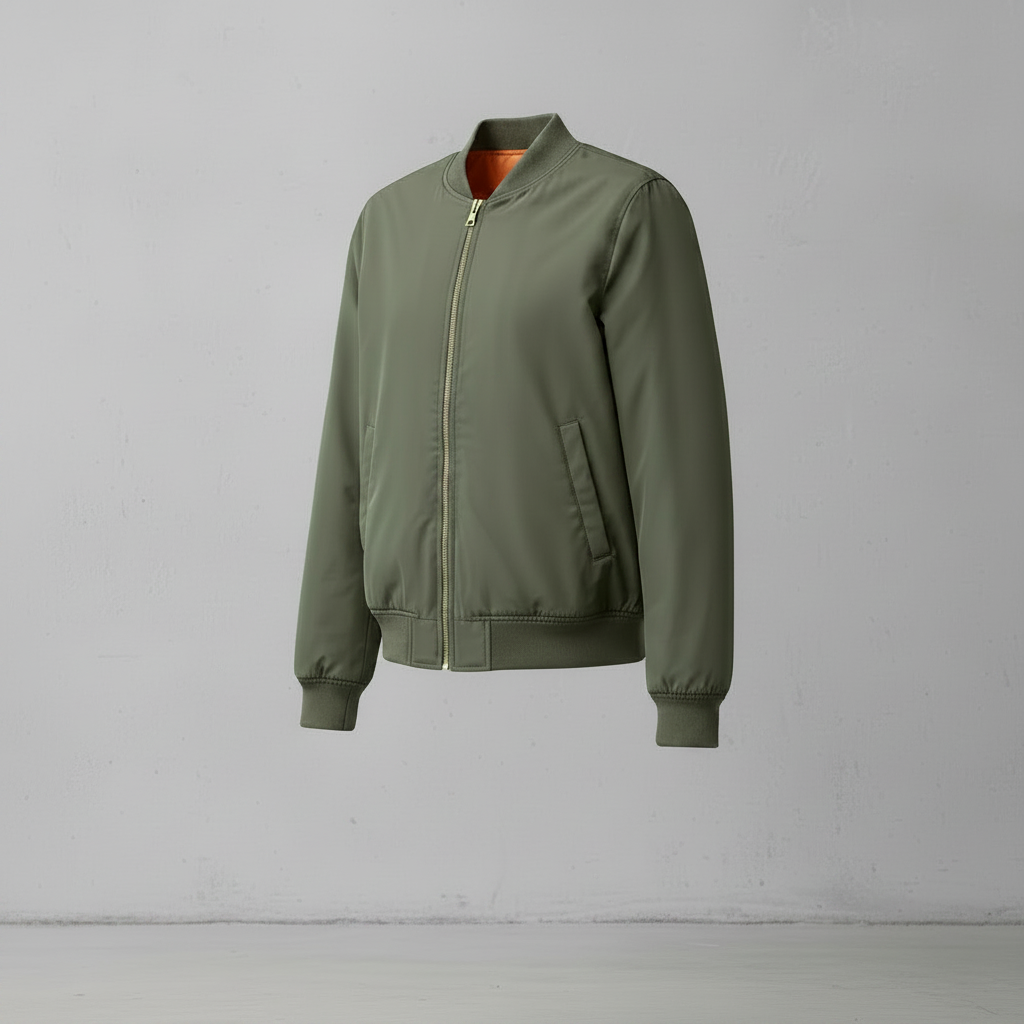 Veste verte en polyester