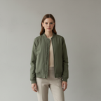 Veste verte en polyester