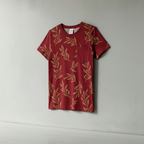 T-shirt rouge en coton